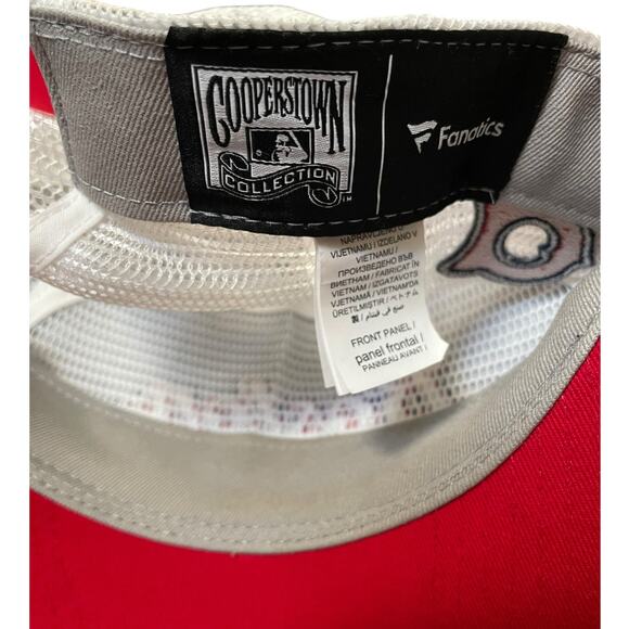 Boston Red Sox Fanatics MLB Heritage Snapback Hat Cooperstown Adjustable Golf OS - Picture 9 of 12